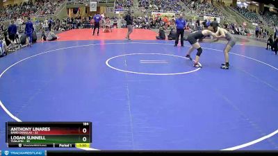 184 lbs Semis & 1st Wrestleback (8 Team) - Logan Sunnell, Tualatin vs Anthony Linares, David Douglas