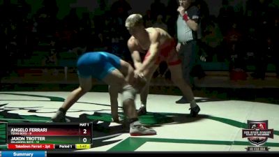 165 lbs Finals (2 Team) - Angelo Ferrari, Texas Boys vs Jaxon Trotter, Oklahoma Boys