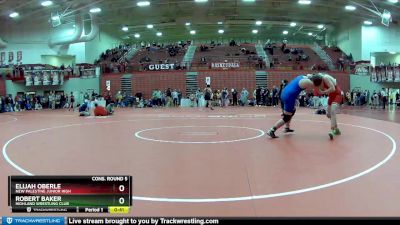 195 lbs Cons. Round 5 - Robert Baker, Highland Wrestling Club vs Elijah Oberle, New Palestine Junior High