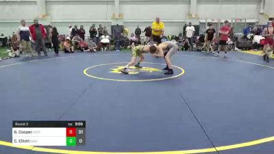 108 lbs Round 2 - Brayden Cooper, Patriots WC WV vs Christopher Elliott, Ragin Raisins