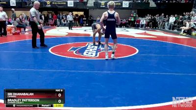 7A-113 lbs Semifinal - Bradley Patterson, Camden County vs Sri Dhanabalan, Lambert