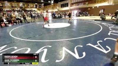 126 lbs Champ. Round 1 - Mateo Ochoa, Martin Luther King vs Gage McKibben, Centennial (Corona)