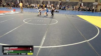 115 lbs Placement (4 Team) - Kaden Lindquist, Owatonna vs Owen Ochs, Becker