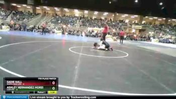 105 lbs Finals (8 Team) - Sadie Hall, North Medford vs Ashley Hernandez Moreno, Century