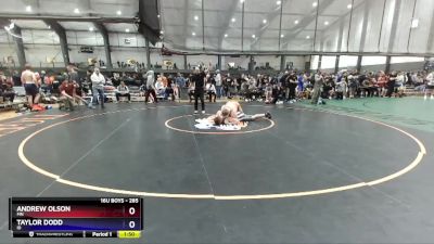 285 lbs Semifinal - Andrew Olson, MN vs Taylor Dodd, ID