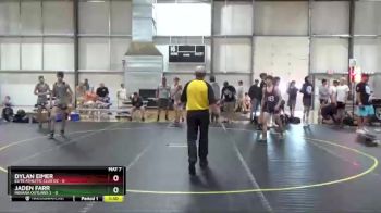 108 lbs Round 4 (6 Team) - Dylan Eimer, Elite Athletic Club DZ vs Jaden Farr, Indiana Outlaws 2