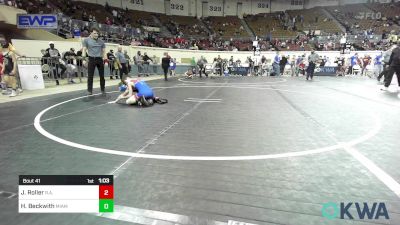 73 lbs Quarterfinal - Jaxon Roller, R.a.w. vs Hayden Beckwith, Miami Takedown Club