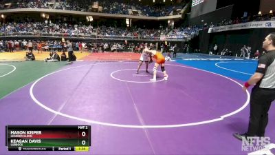 5A 215 lbs Semifinal - Keagan Davis, Lubbock vs Mason Keiper, Leander Glenn