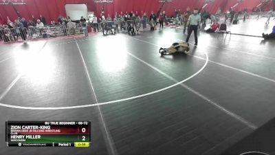 66-72 lbs Round 2 - Henry Miller, Wisconsin vs Zion Carter-King, Brown Deer Jr Falcons Wrestling Club