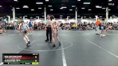 115 lbs Round 1 (8 Team) - Noa Restencourt, Terps East Coast Elite vs Alexander Cecil, NC National Team