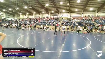 106 lbs Semifinal - Sawyer Anderson, ID vs Alex Rodriguez, CO