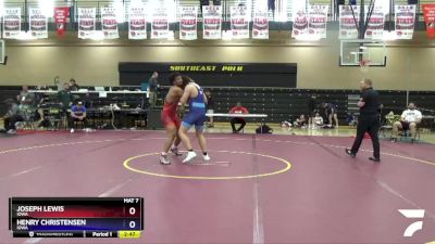 220 lbs Semifinal - Joseph Lewis, Iowa vs Henry Christensen, Iowa