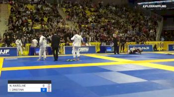 NATHIELY KAROLINE MELO DE JESUS vs IZADORA CRISTINA SILVA 2019 World Jiu-Jitsu IBJJF Championship