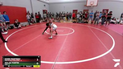 90 lbs Round 2 (6 Team) - Nolan Martin, WAR vs Aiven Martinez, High Plains Marauders