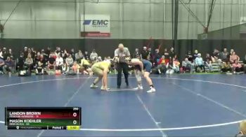 250 lbs Finals (8 Team) - Mason Koehler, Iowa Black vs Landon Brown, Missouri Avengers
