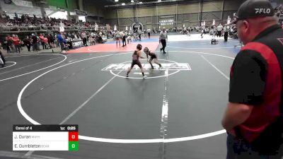 62 lbs Consi Of 4 - Jaxyn Duran, Mayhem vs Everett Dumbleton, Bear Cave WC