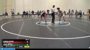 141 lbs Round 4 (6 Team) - Logan Moore, Kame Style vs Isaac Riffle, St. Lucie PAL / Tropics