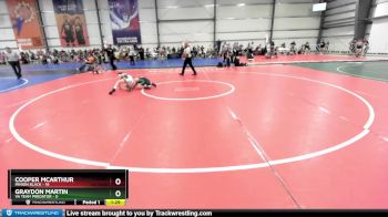 84 lbs Rd# 2 10:30am Friday - Cooper McArthur, Minion Black vs Graydon Martin, VA Team Predator