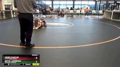 JV-16 lbs Round 2 - Bryce Lawrence, Western Dubuque vs James Duncan, Clear Creek-Amana