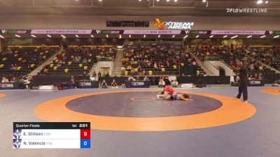 50 kg Quarterfinal - Emily Shilson, TCRT/TMWC vs Nyla Valencia, Titan Mercury Wrestling Club (TMWC)