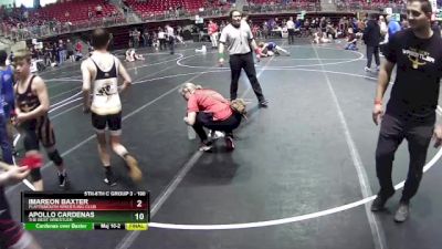 105 lbs Cons. Round 5 - Rankin Hurlburt, ALC Rebels vs Robert Brott, Ansley-Litchfield Youth Wrestling