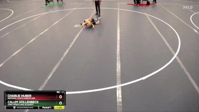 Cons. Round 1 - Calum Hollenbeck, JARO Wrestling Academy vs Charlie Huber, Wayzata Youth Wrestling