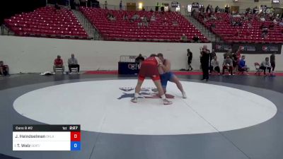 125 kg Cons 8 #2 - Joshua Heindselman, Oklahoma Regional Training Center vs Ty Walz, Southeast RTC / TMWC