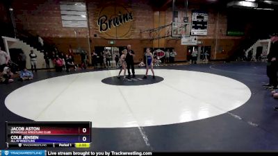 87 lbs Round 2 - Jacob Aston, Bonneville Wrestling Club vs Cole Jensen, All In Wrestling