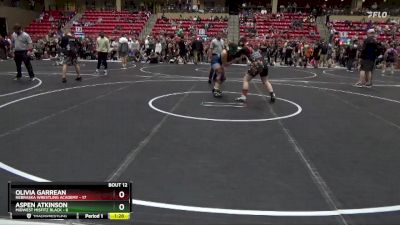 160 lbs Round 4 (6 Team) - Olivia Garrean, Nebraska Wrestling Academy vs Aspen Atkinson, Midwest Misfitz Black