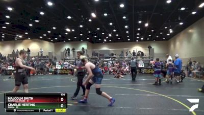 170 lbs Quarterfinals (8 Team) - Malcolm Smith, Metro All Stars vs Charlie Herting, POWA