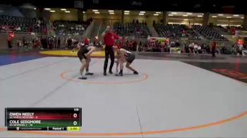 138 lbs Round 1 (4 Team) - Cole Sedgmore, 6A Newberg 2 vs Owen Neely, 6A North Medford