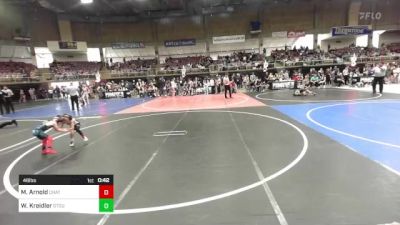 46 lbs Quarterfinal - Murphy Arnold, Chatfield WC vs Weston Kreidler, Stout Wr Acd