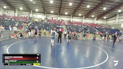 112 lbs Cons. Semi - Sawyer Keinonen, Oregon vs Ben Dunlap, Alaska