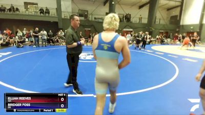 175 lbs Champ. Round 1 - Elijah Reeves, WA vs Bridger Foss, OR