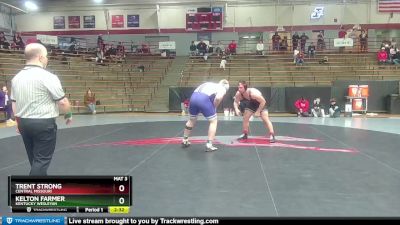 285 lbs Quarterfinal - Trent Strong, Central Missouri vs Kelton Farmer, Kentucky Wesleyan