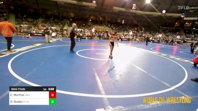 85 lbs Semifinal - Everett Murtha, Moen Wrestling Academy vs Raheem Busby, Stl Warriors