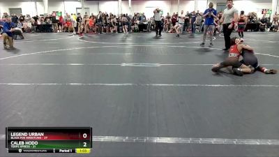 84 lbs Round 1 (8 Team) - Legend Urban, Black Fox Wrestling vs Caleb Hodo, Terps Xpress