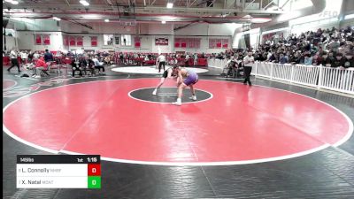 145 lbs Semifinal - Luke Connolly, Northeast Metro Tech/Bishop Fenwick vs Xaedyn Natal, Montachusett