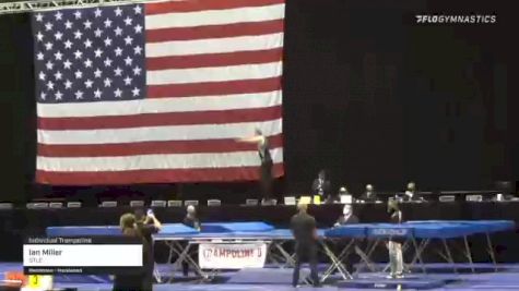 Ian Miller - Individual Trampoline, STLE - 2021 USA Gymnastics Championships