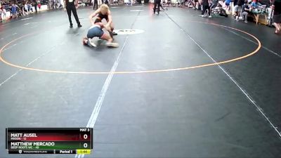 130 lbs Cons. Round 2 - Matthew Mercado, Deep Roots WC vs Matt Ausel, Mason