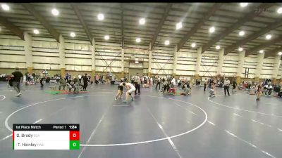 165 lbs 1st Place Match - Talon Heinley, Payette Wrestling Club vs Gage Brady, Sons Of Atlas