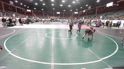 100 lbs 3rd Place - Shyanne Salazar, NM Gold vs Avryanna Martinez, Bad Cat Wrestling Club