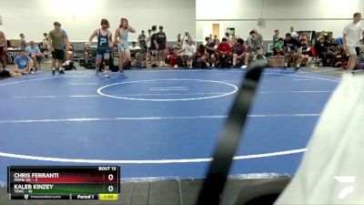 160 lbs Round 5 (6 Team) - Kaleb Kinzey, TDWC vs Chris Ferranti, Prime WC