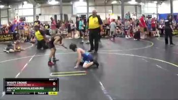 65 lbs Round 3 (6 Team) - Grayson VanValkenburg, ARES vs Wyatt Crowe, American Gladiators-Red