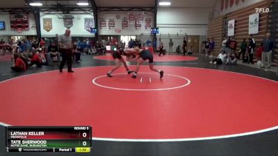 132 lbs Round 5 - Lathan Keller, Mediapolis vs Tate Sherwood, Notre Dame, Burlington