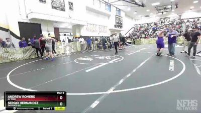 285 lbs Champ. Round 1 - Sergio Hernandez, Santiago GG vs Andrew Romero, El Toro