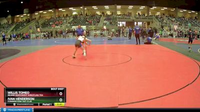 92 lbs 1st Place Match - Ivan Henderson, Cornerstone Mat Club vs Willis Tomeo, Inland Northwest Wrestling Tra