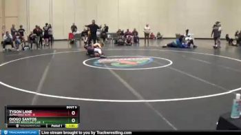 123 lbs Round 2 (6 Team) - Tyson Lane, Alpha Dogz Elite vs Diogo Santos, Panther Wrestling Club
