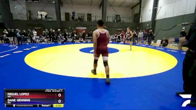 144 lbs Cons. Round 2 - Miguel Lopez, WA vs Dane Henning, WA