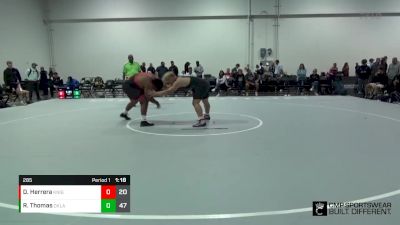 285 lbs Finals (2 Team) - Ricky Thomas, Oklahoma Black Ops vs Daniel Herrera, Scarlet Knights